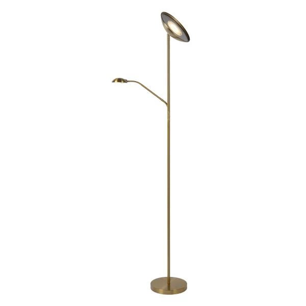 Lucide ZENITH - Lampadaire / lampe de lecture - LED Dim. - 3000K - Or Mat / Laiton - DETAIL 1